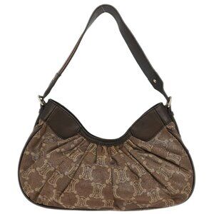 Celine Brown Macadam Shoulder Bag YS S0/36 196261